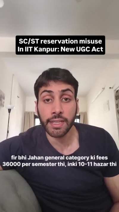 This brother exposed how the children of rich Dalits in IIT snatch away the rights of the poor. What is seen on socialmediais completely different from reality.🙏👍