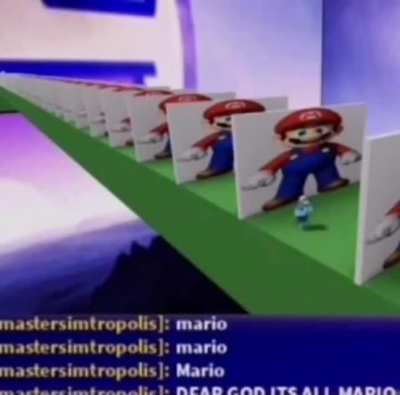 DEAR GOD ITS ALL MARIO