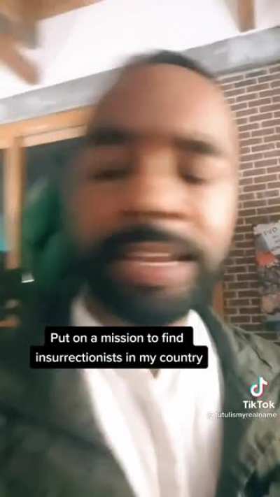Man grows up in a family of cops, joins the military, and has to later face them when they become insurrectionists