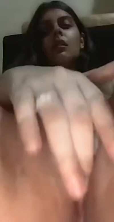 cute desi girl fingering