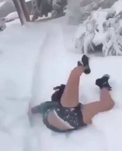 incredible skills of a young gymnast - spider style