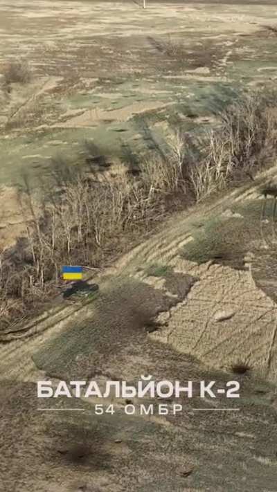 Ukrainian tank from the K2 Battalion of the 54th Brigade targeting Russian infantry up close
