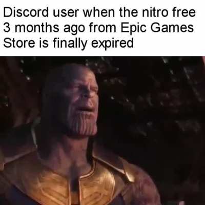 discord user hwhen nitro free 3 month end!!!!! :sob: