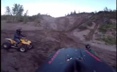 HMFT after I stop this atv with my face