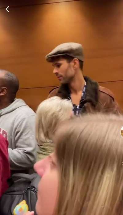 Stuck in an elevator with strangers & decides that’s the perfect time to start singing.
