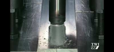 Just saw the post of Friction Welding, so I present to you Friction Stir Welding. Source in comments