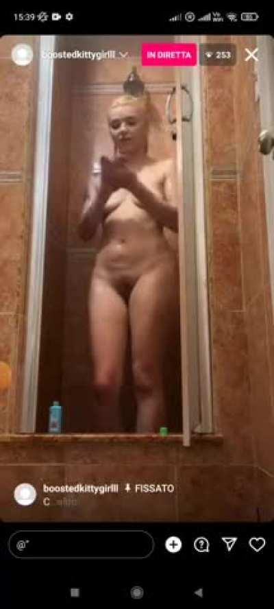 Hottie taking a shower part 4