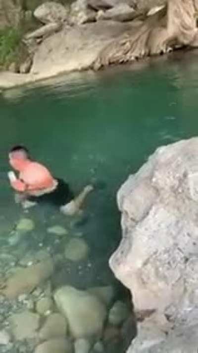 Crocodile attack