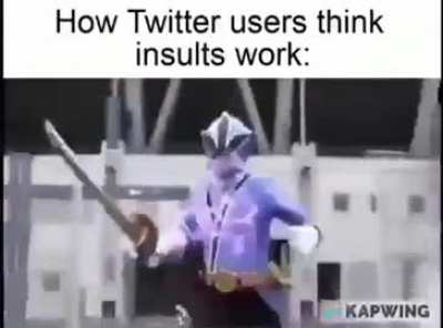 Theme search: Destroys their opponent with just their words/roast
