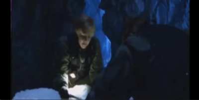 Hilarious Amanda Tapping blooper. Love RDAs reaction too.
