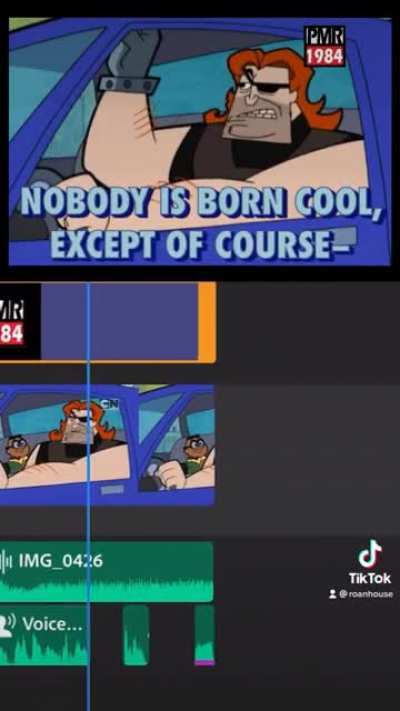 Nobody is born cool, except of course ...