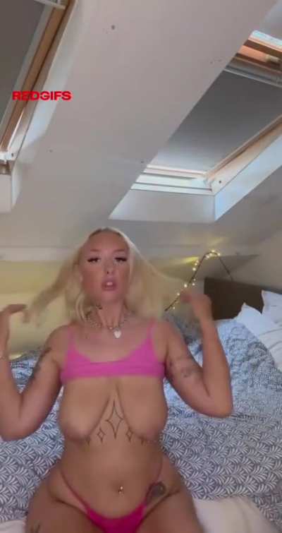 Wanna put my saggy tits inside your mouth?