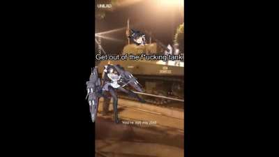 Atago get out of the tank