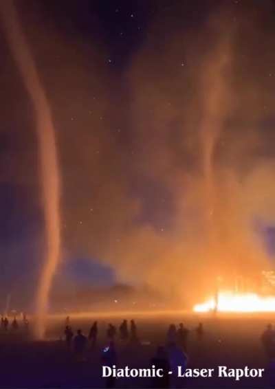 Burning Man Festival Fire Tornadoes
