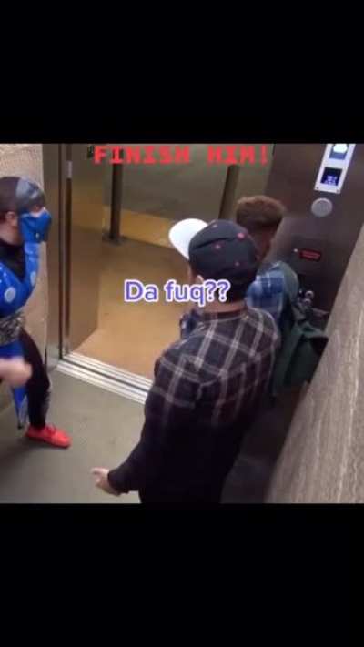 at least he didnt drop his starbucks
