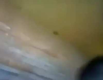 funnee loud noise man get hit by tv