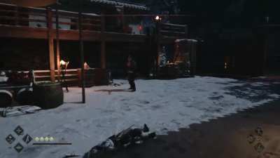 Naoe try to frontflip and fucking dies