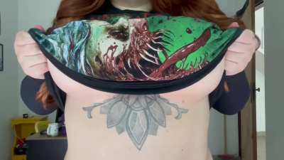 Awesome Big Tits Tatted