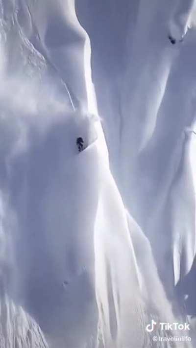 That’s serious vertical descent