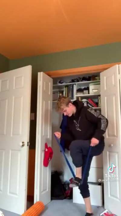 Well that's one way to react