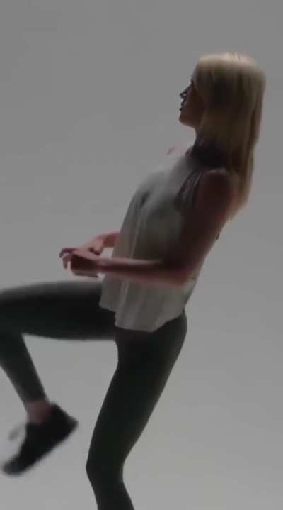 Somi being flexible 