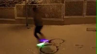 A snow angel...
