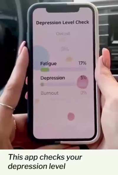 This app checks your depression level