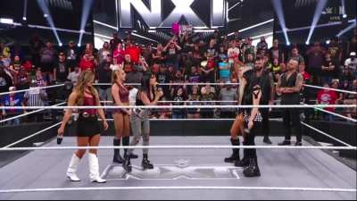 Tatum celebrates becoming the new #1 contender for the NXT Women's Championship! She challenges the champ to a tag team match later tonight! (NXT - 10/21/25)