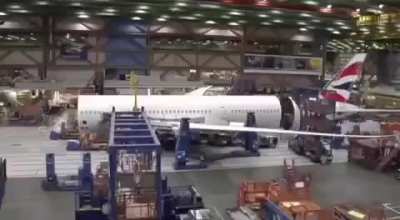 such a nice time lapse of plane being built