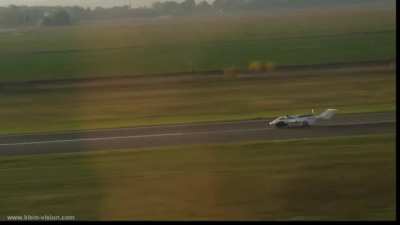 Flying car or rather plane that can drive on the road