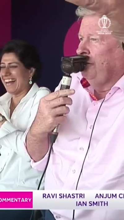 Ian Smith nails Shastri's impression