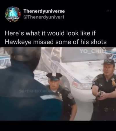 what if… Hawkeye (always) missed?