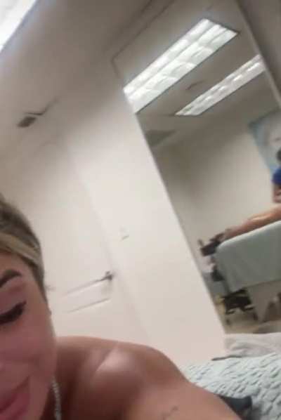 Getting an ass massage