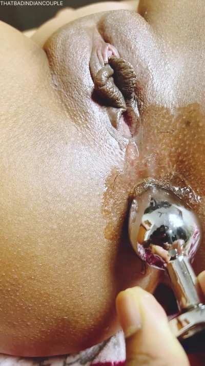 I love it when the butt plug goes into my ass. Feels so good.
