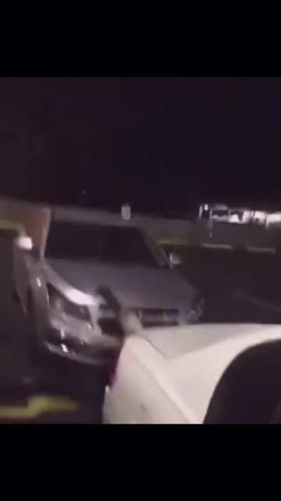 Walking on someone’s car
