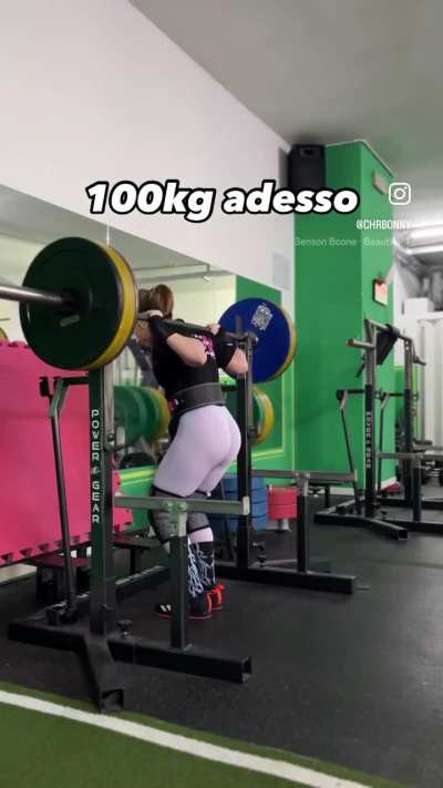 100kg weight lifting practice 