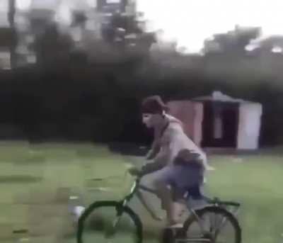To jump a bonfire