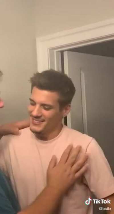 He had the look of love in his eyes after that phat kiss