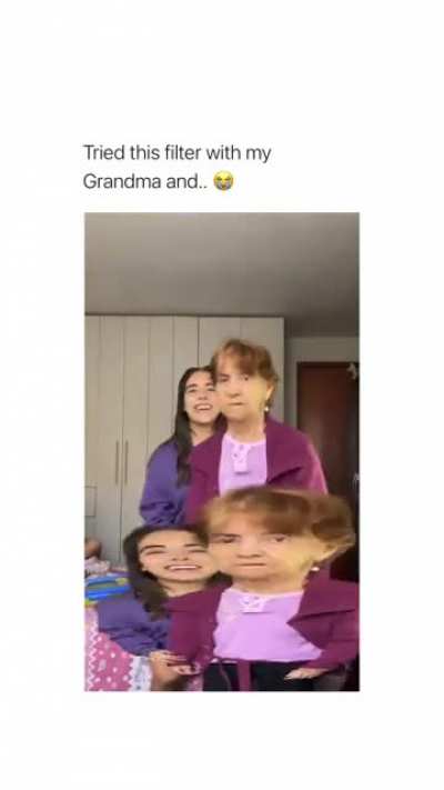 grandma actually fell