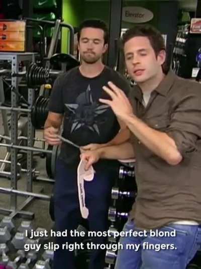 I mean, can you blame Mac for breaking character?