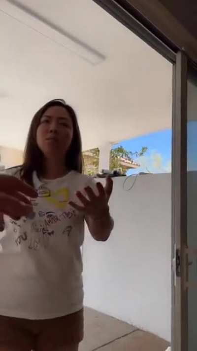 She wasn't prepared for that!