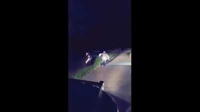 Cops investigating a strange incident at a cemetery.