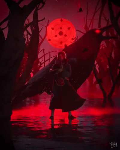 Made an animation of Itachi Uchiha!