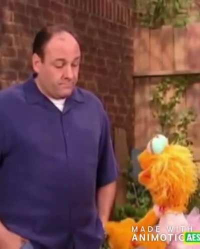 Tony Soprano doesn't like giant talking vegetables