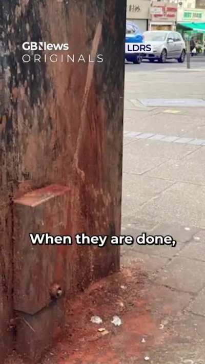 Tax funded paan stain cleanup in London