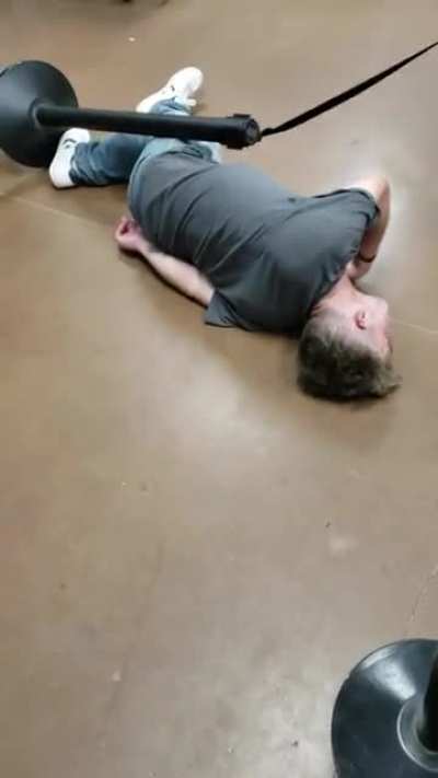 Dude went down hard