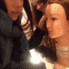 Lily violating a dolls head (No Sound)