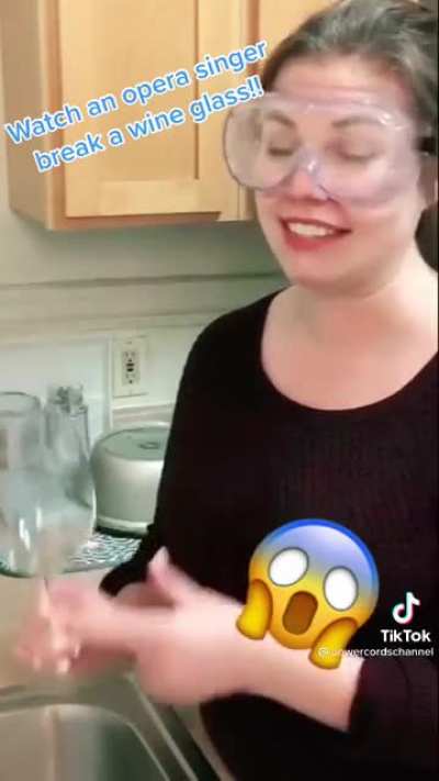 She actually did it, wow!