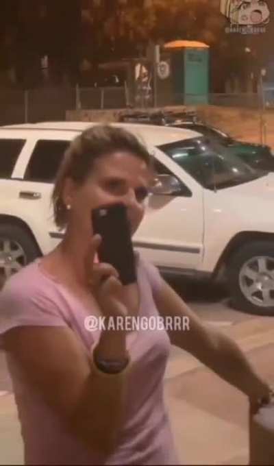 Karen gets surprised when they fight back.
