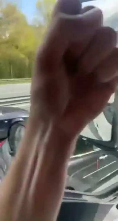 Moment détente sur l’autoroute